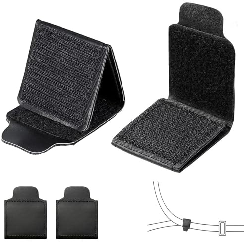 LIUZHUJ 4 Pezzi Blocca Cintura Sicurezza Auto, Materiale PU, auto regolatore da cintura, Nero Adattatori per Cinture Di Sicurezza, Usato per Regolare le Cinture dell'Auto