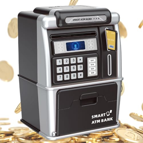 Juguete para cajero automático Que Ahorra Dinero: máquina bancaria electrónica, función automática de Ranura para Efectivo, de Larga duración | Práctico Accesorio de Juego de simulación diseñado para