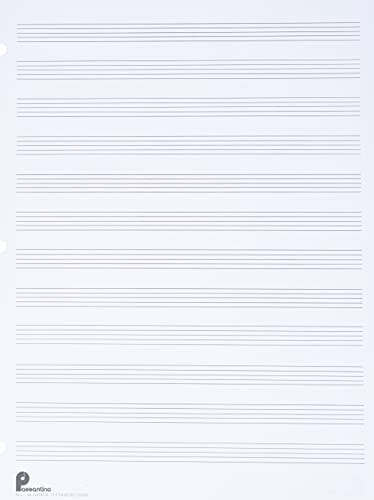 Musipack 3 Ring Filler No. 1 - 12-Stave Manuscript Paper | Passantino Music Staff Paper | 96 Pages for Students and Composers | Affordable Music ... Sales America (Passantino Manuscript Papers)