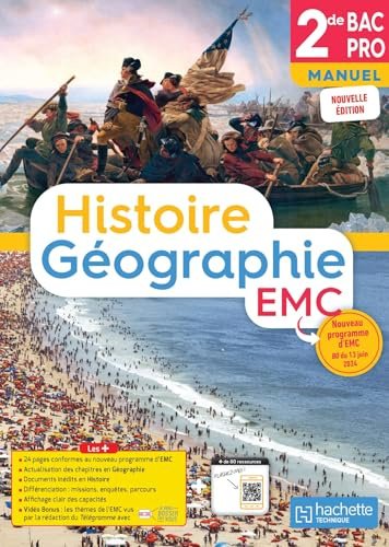 Histoire-Géographie-EMC-2de Bac Pro (manuel) - Éd. 2025