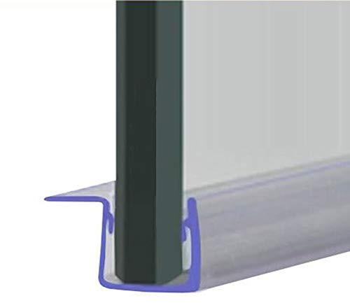 Shower Seal for Screens, Doors or Panels | Fits 8, 9 or 10mm Glass | for When There is No Gap | 80cm, 90cm, 140cm or 2m Long | SEAL045 (90cm)