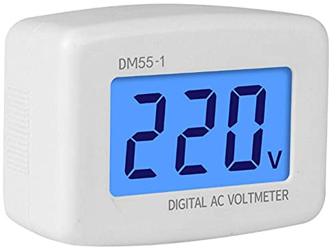 Digital Voltmeter Spänningsmonitor EU AC 110-300 V Hög Precision Spänningstestare Mätare Alternativ Spänningspanel Strömförsörjning Linje