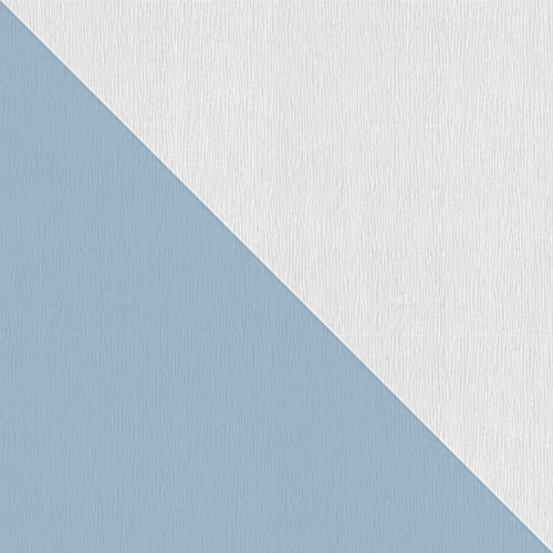 Profhome Gestreiftes Muster Tapete 244017-GU Vliestapete zum Überstreichen weiß 1,06 m x 25,00 m / 26,50 m2