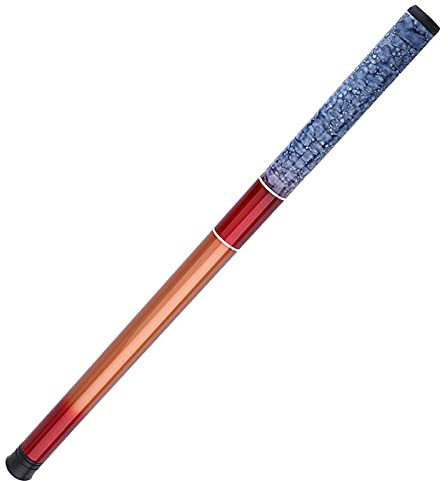 KIMISS GFK-Handglas, Teleskoprute, Süßwasserangelpeitschen mit Stahlstange, Tragbare Rute, Handguss, Harte Angelausrüstung (2,1 m)