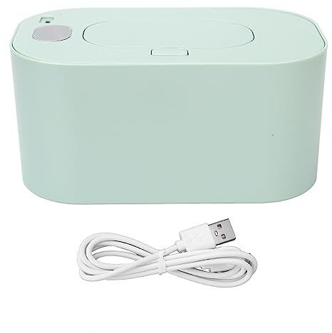 Haofy Tragbare Feuchttücher-Heizung, Heizbox mit Konstanter Temperatur für den Haushalt (Grün)