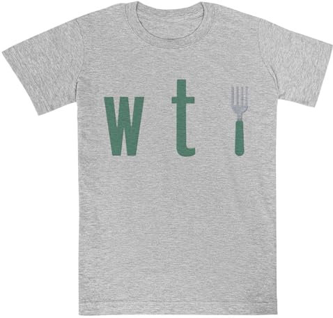 The Good Place Whathe Fork Graues Kurzarm-T-Shirt für Kinder