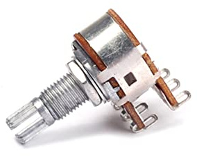 Gitarrenpotentiometer Mn250k Doppelpotentiometer zur Lautstärkeregelung | Metallausführung, Leicht zu Installieren und Bequem zu Nutzen, Ersatzteil für Gitarre, Präzise Klangsteuerung