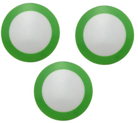 IMIKEYA Silicone Baking Pad Heat Resistant BBQ Pad Non-Stick Baking Sheet Liner Reusable Green