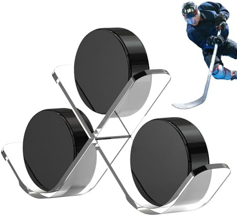 Hockey-Puck-Etui, Vitrinen, Puck-Halter, Organizer, transparenter Präsentationsständer, Puck-Ständer, Acryl-Aufbewahrung, Autogramm, Eishockey