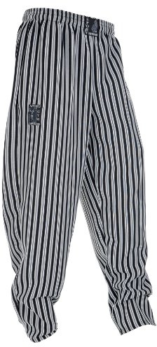 Herren Bodybuilding Hose AM Weiss – Weite Gym Sporthose & Pumperhose | Bequeme Trainingshose für das Kraftsport-Studio, weiter Oversize-Schnitt für Herren