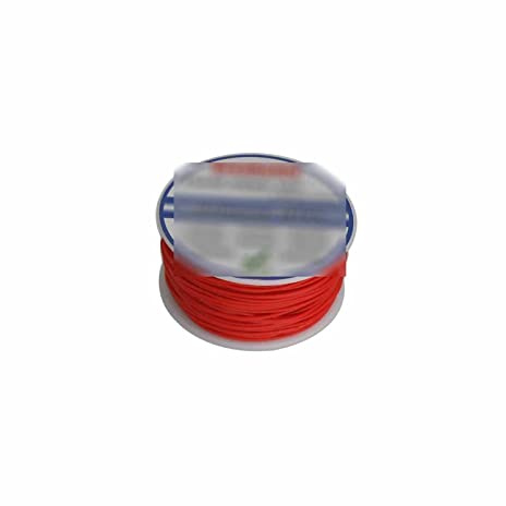 50m 30 AWG flexibler Silikondraht RC Kabelleitung mit 10 Farben mit Spule verzinnter Kupferdraht Elektrodraht(Red 50m)