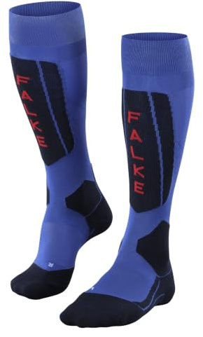 FALKE SK5 Expert M Kh seda hilo funcional finos cálidos 1 par, Calcetines de esquí Hombre, Azul Olympic 6940, 39-41
