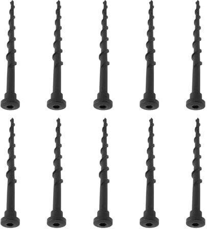 eMagTech 10 Stück Rasenmäher Ladestation Schraube kompatibel mit Husqvarna Automower 105 305 308 Länge 13,7 cm Gartengeräte schwarz