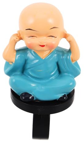 Toyvian Motorrad Armaturenbrett Dekoration Buddha Figur Griffhalterung Cartoon Gurt Für Elektrofahrräder Und Motorräder