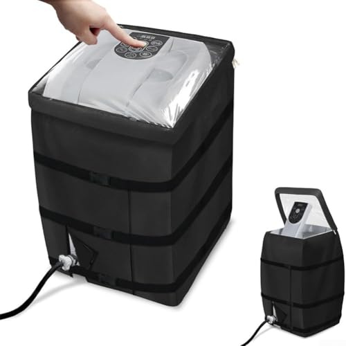 Cubierta para jacuzzis, cubierta impermeable a prueba de polvo para bomba de calentador de spa, protector de bomba aislado para bañera al aire libre, piscinas y bañeras inflables