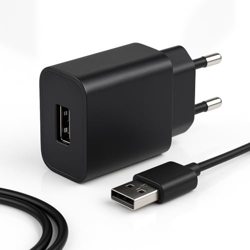 Sonero USB A Ladegerät, Ladestecker Adapter, Netzteil 5 Watt, kompatibel mit FireTV Stick, Raspberry Pi, Hubs, Speaker, UVM, Charger, Schwarz