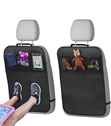 YBERLAOBAN Protection de Dossier de Voiture Enfants pour Renault Austral 2022 2023, Tapis Kick Anti-salissures Facile d'entretien et Hydrofuge,2pcs