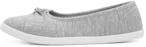Lilley Womens Grey Slip On Canvas Shoe - Size 4 UK - Grey