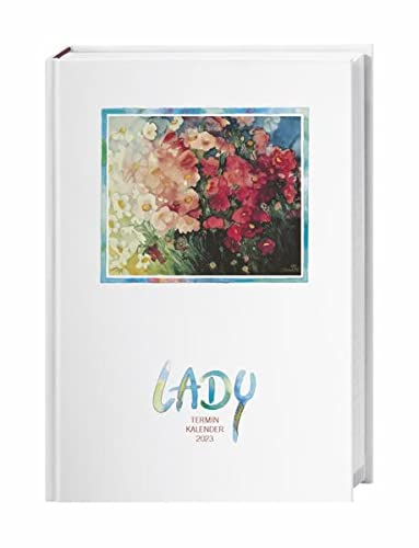 Lady Terminkalender A6 Kalender 2023. Liebevoll gestalteter Taschenkalender mit Zitaten und Kunstwerken. Praktischer Buchkalender A5 2023 mit viel Raum für Notizen.