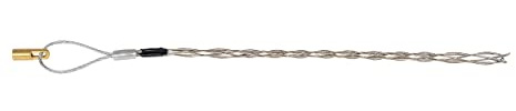 Anguila Malla Tiracables+Lazo ⌀6mm Cables 6-9mm Carga 200kg M5 | Malla de acero con lazo de tiro que agarra el cable en toda su longitud y soporta 200 kg de carga de trabajo; rosca M5
