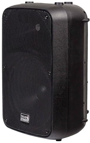 ITALIAN STAGE IS FRX10AW - cassa bluetooth a batteria con radiomicrofono, lettore mp3, scheda sd, usb e radiocomando