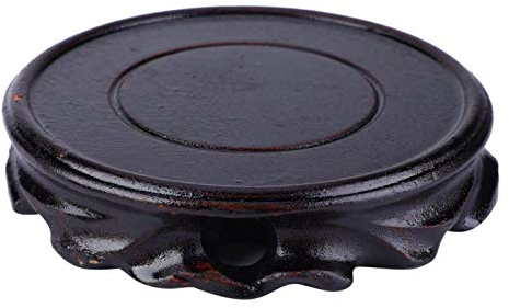 HERCHR socle bois, Socle en Bois 10cm, Socles d'affichage en Boiss, Base D'Affichage en Boiss,Piédestal Rond de Sculpture Socles d'affichage,Base de présentoir en Boisss Massif