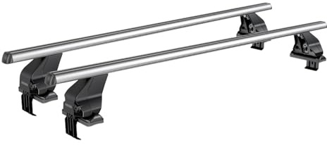 Barre portatutto Omega in alluminio compatibile con LAND ROVER Range Rover Evoque (L538) 5 porte anno dal 2011 al 2018 con tetto liscio