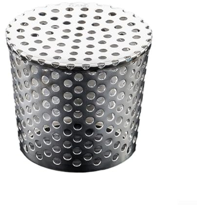Runder Bodenablauf, 304 Edelstahl, Anti-blockierend, Dachbodenablaufabdeckung, für Entwässerung, Outdoor-Hof-Werkzeug (110 mm)