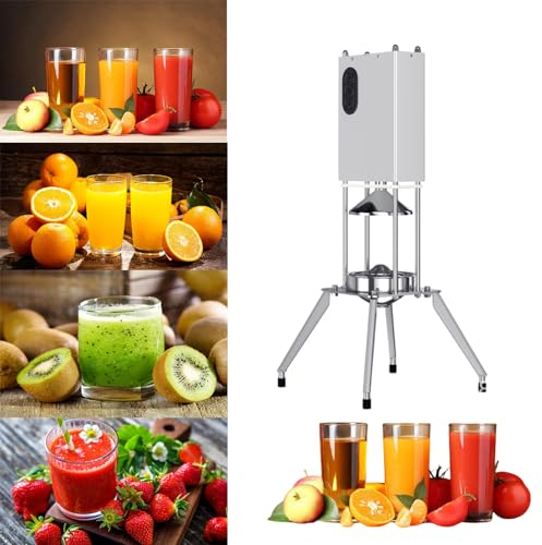 Generic Exprimidor eléctrico de cítricos, exprimidor de naranja de acero inoxidable, exprimidor comercial de jugo de naranja de 400 ml para lugares comerciales y uso doméstico
