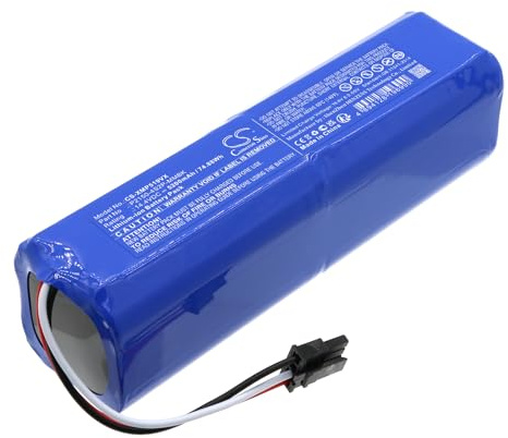 TECHTEK Battery 5200mAh compatible with [Xiaomi] 34264, BHR5195EU, Mi Robot Vacuum-Mop 2 Ultra, for [Dreame] Bot L10 Prime, Bot L10s Plus, L10s Pro, Pro Ultra Heat, D10 Plus RLS3D HA05-013 + Auto-Emp