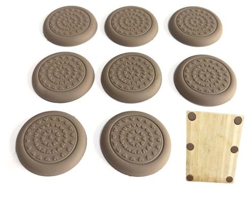 Anti-Slip Cutting Board Stabilizer Pads, Self-Adhesive Rubber Feet, Waterproof, Shock-Absorbent，Noise Reducing, Non-Marking Grips for Chopping Blocks