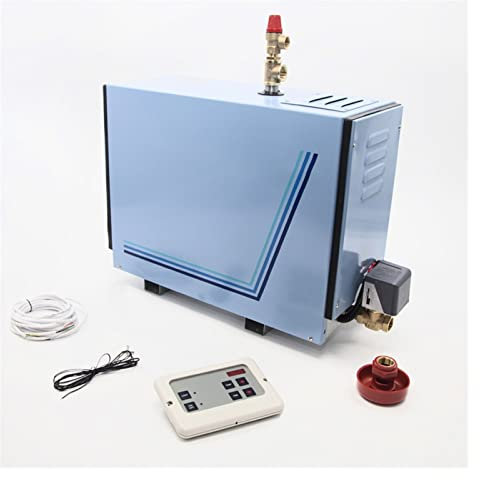 Vaporizador de Sauna, 1 8kw Generador de ducha de vapor de sauna eléctrica Generador de ducha de vapor autodenador comercial Generador de vapor de sauna de baño húmedo for uso doméstico