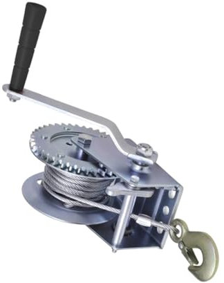 Zerodeko Treuil à Câble Manuel Robuste Pour Vtt Avec Manivelle Treuil Pratique Pour Charger Remorquer Bateaux Ou Matériel De Jardinage