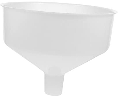 ULTECHNOVO Embudo De Cocina Plástico Grande Con Diseño Resistente y Superficie Lisa Para Llenado Seguro De Botellas y Recipientes Con Líquidos Como Aceite y Vino Embudo Alimentario De Seguro
