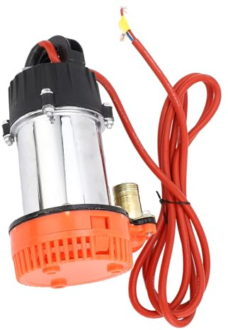 FTVOGUE Pompa Sommersa DC 12V con Motore in Rame, Portata 3 ³/h e Sollevamento Alto 8 M per Fattorie, Ranch, Laghetti, Piscine, Barche, Serbatoi d'acqua