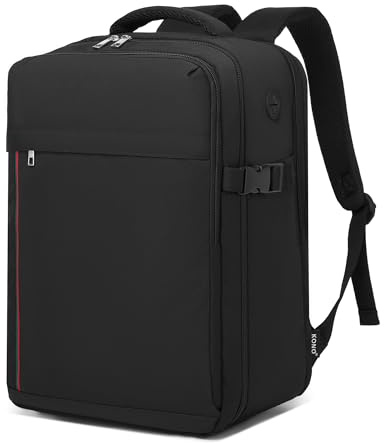 Kono Mochila de Viaje 40x20x25 Ryanair, Equipaje de Mano Aprobado 20L Maleta Cabina para Vueling, Bolsa para Portátil Hombre Mujer