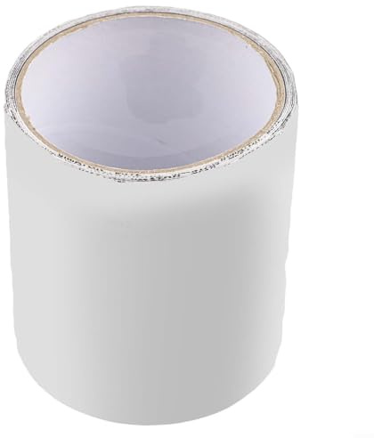 DAZZLEEX Zuschneidbares Mückennetz-Reparaturband, 2 m x 10 cm, PU-Material, einfach zu bedienen, Flicken zur Befestigung von zerrissenen Netzschirmen an und Türen, vielseitige Anwendung für Heimwerker