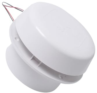 ARTSEWPLY Ventilatore da Tetto per Camper 12v Bianco in Plastica Resistente all Usura Design a Forma di Fungo Rotondo la Modifica di Veicoli Commerciali e Rv