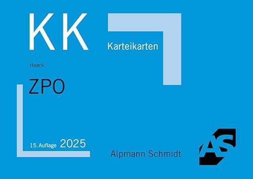 Karteikarten ZPO: Erkenntnisverfahren, Vollstreckungsrecht (Karteikarten Zivilrecht)