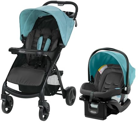 Graco Verb Travel System | Includes Verb Stroller and SnugRide 30 Infant Car Seat, Merrick | Stroller and Carseat Combo