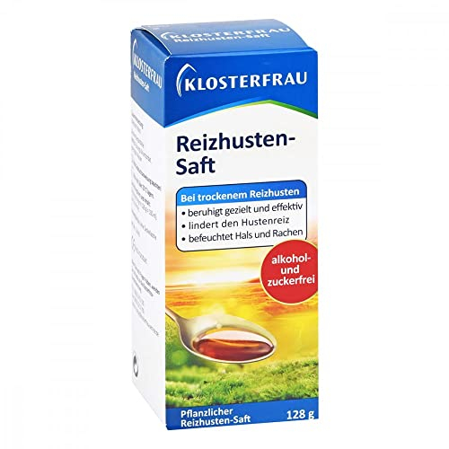 Klosterfrau Reizhusten-Saft | 128 g | bei trockenem Reizhusten | alkohol- und zuckerfrei | beruhigt gezielt & effektiv
