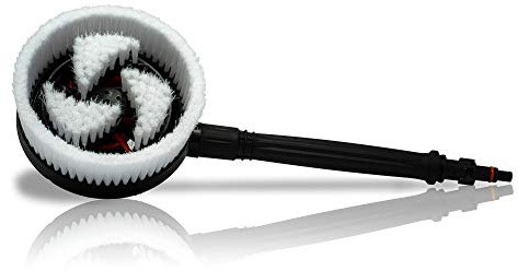Waschbürste rotierend, zur Auto Wäsche, zur Reinigung von Glas, Kunststoff, Lack u.v.m., passend für Kärcher Hochdruckreiniger passend für folgende Kärcher Hochdruckreiniger K3, K4, K5, K6