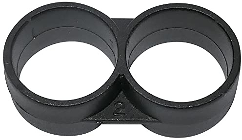 Aerzetix - Set di 30 Anelli di Chiusura Ø17mm per Tubo Ø16mm (multistagionale) di irrigazione a Goccia - Anello di fine Linea di gocciolamento - C48729