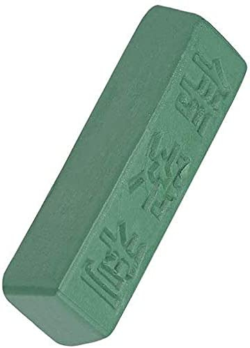 Auniwaig 2PCS Polishing Compound kit Leather Strop Polishing Green Honing Compound Buffing & Cutting Compound for Wood, Root Carving, Metal, 9.88 Oz