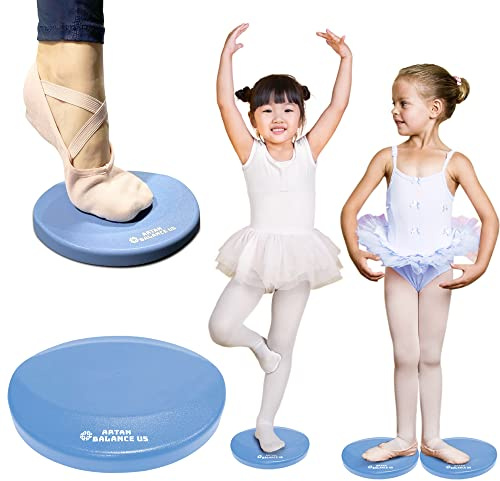 Artan Ballet Turning Board Spinner for Dancers, Figure Skaters, and Gymnasts, Practice Turn, Balance, Pirouette, and Dancing Body Alignment, Non-Slip Training Disc for Kids, Teens, Adults, 1 pcs