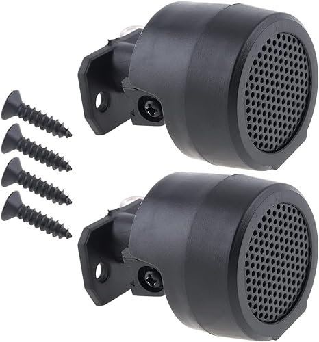 DriSentri 2 Piezas Tweeters de Domos, Altavoces Estéreo de Automóviles de Alta Eficiencia de 12V 500W, Altavoces TP-006A Mini Tweeter para Accesorios para el Sistema de Audio de Automóviles