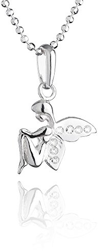 butterfly Engelanhänger Halskette Aus 925 Silber Mit Verstellbarer Kugelkette