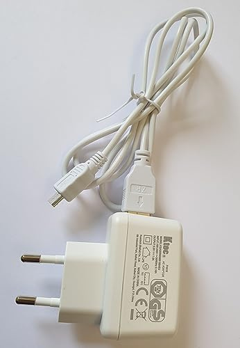 5V 1A USB-Netzteil/Ladegerät mit 1m Micro USB Ladekabel, weiß - Ktec®