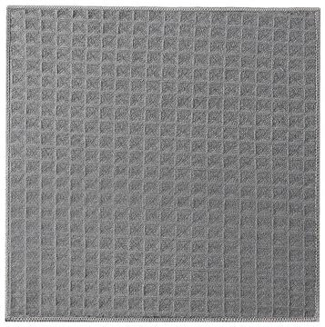 MEKPAM 10 Estropajos Grandes para Gofres, Paños De Limpieza para Barras De Cocina, Toallas Absorbentes De Celosía De Piña De Microfibra Negra
