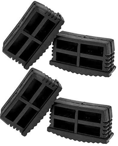 Angoily 4pcs Non- Rubber Ladder Foot Ladder Leg Caps for Stability and Floor Easy to Install